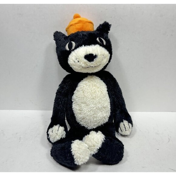 Jellycat Jack 25th Anniversary Tuxedo Black White Cat Plush Medium 14'' - Picture 1 of 7